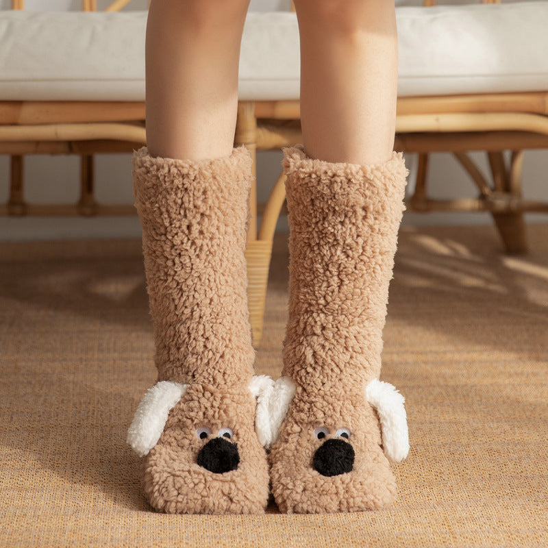 Puppy Socks for Adults - non slip bottom