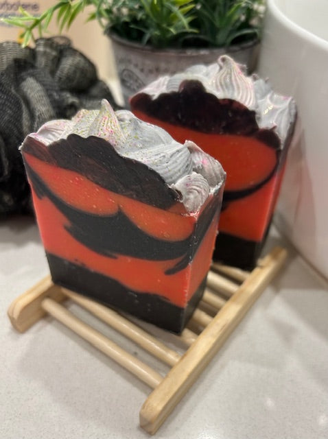 essendon footy soap, figjam soap