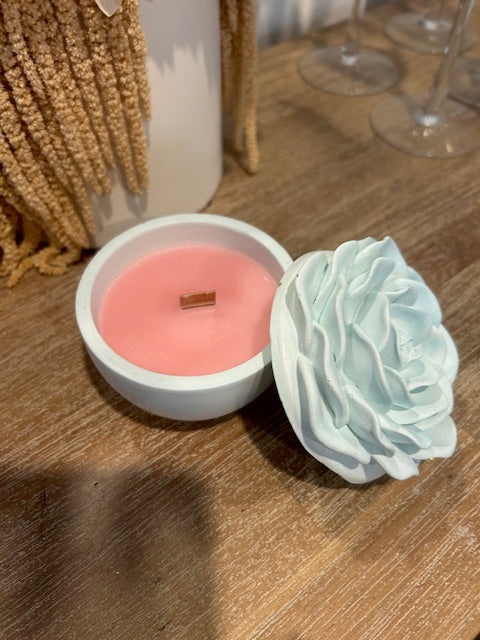Crowning Rose Candle Jars
