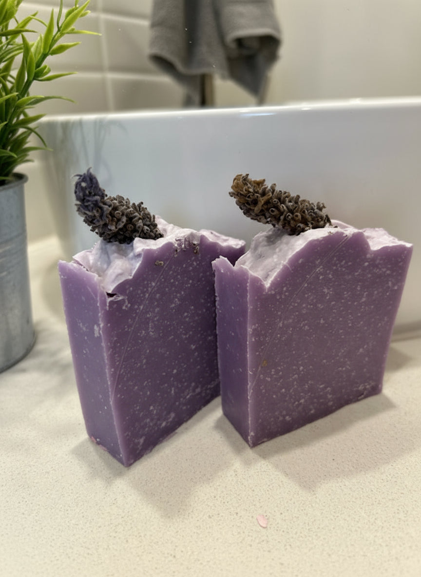 lavender soap hand made
