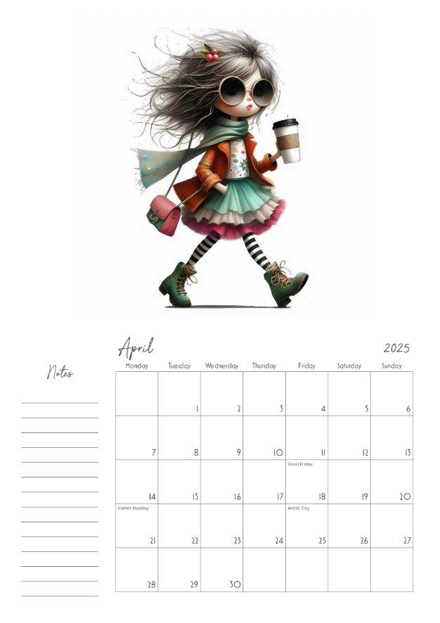 2025 Calendar - Digital Download