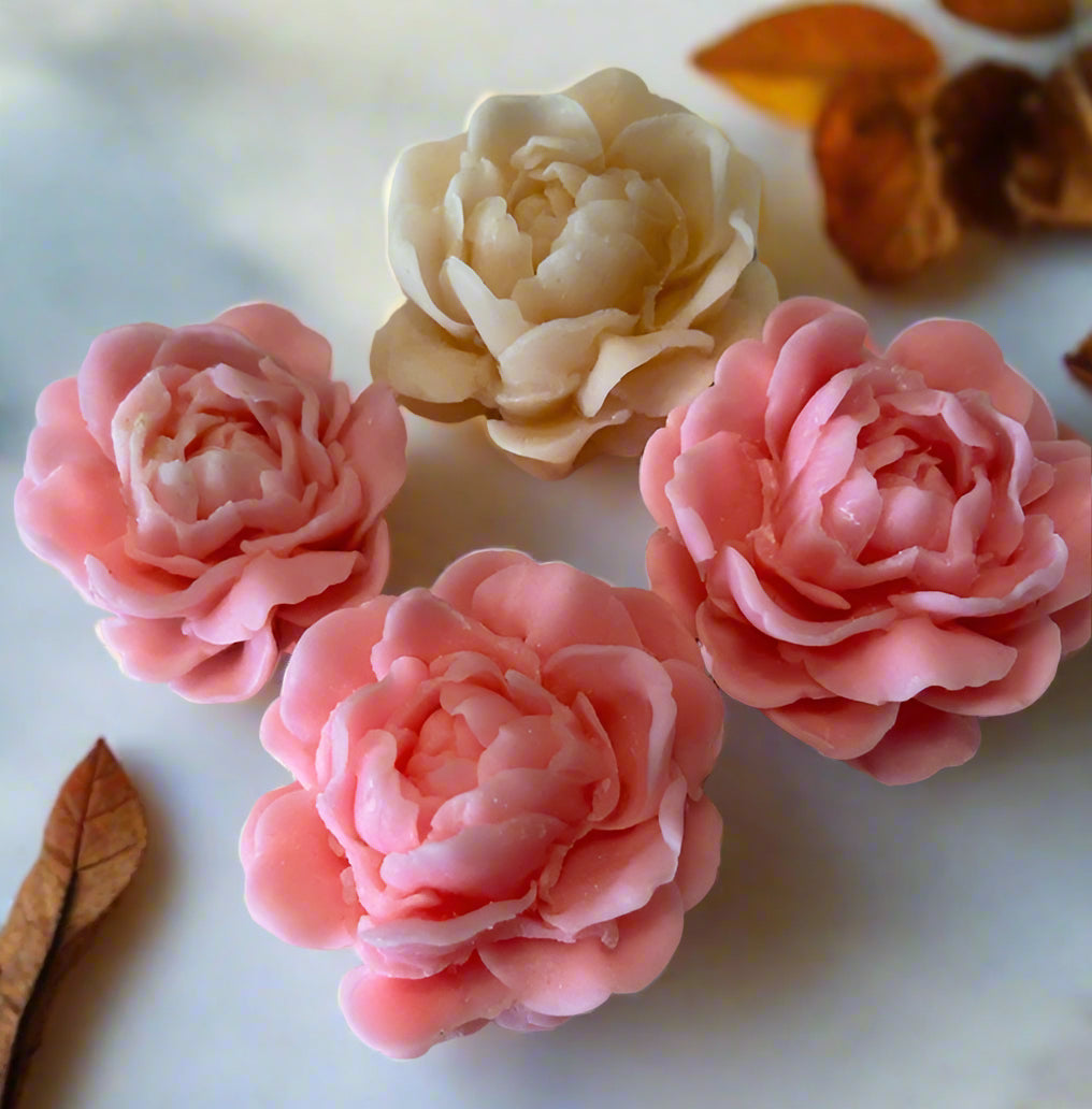 floral rose wax melts by figjam
