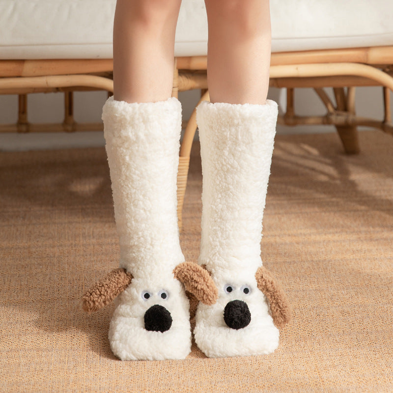 Puppy Socks for Adults - non slip bottom