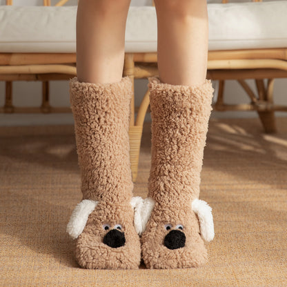 Puppy Socks for Adults - non slip bottom