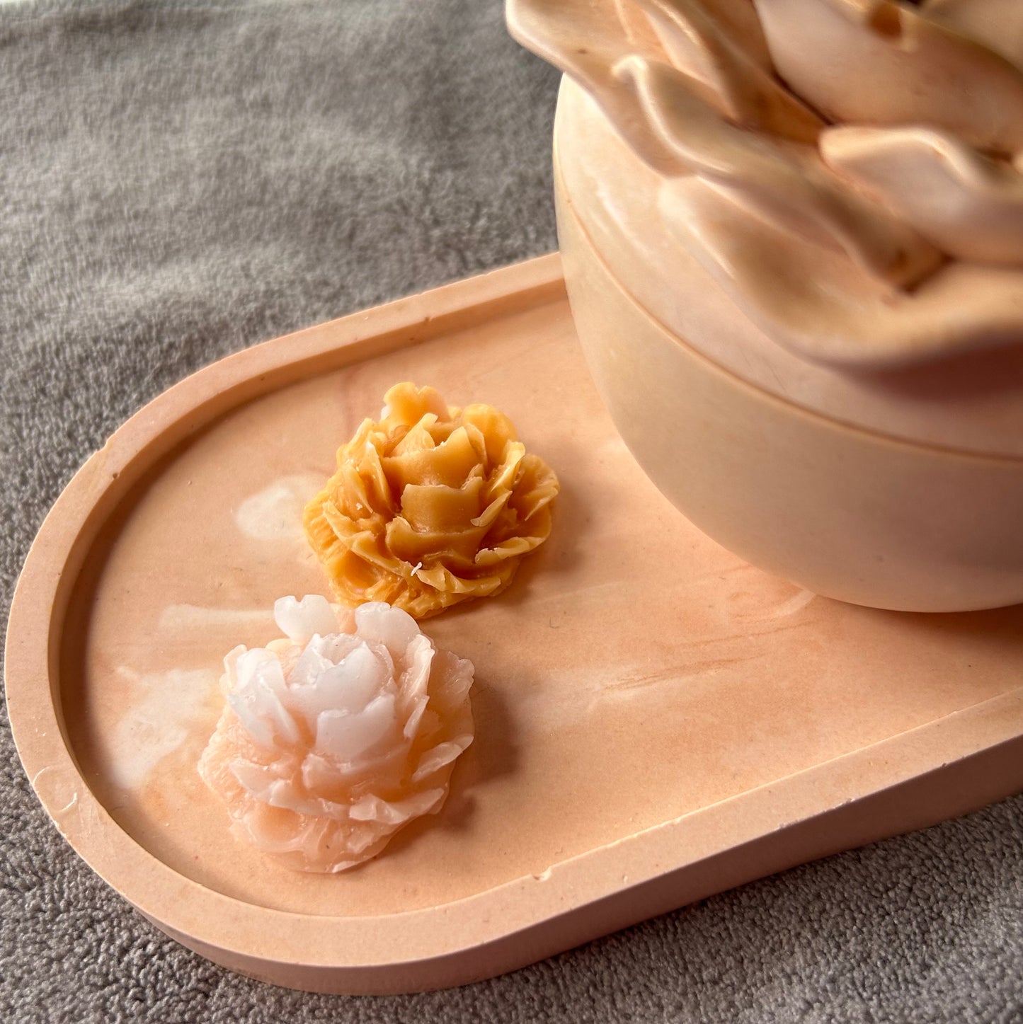 Rose Candle Set