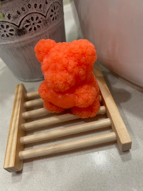 teddy bear soap by figjam soaps