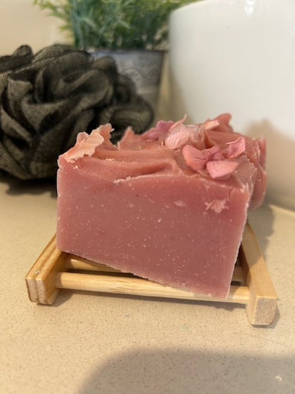 Pink Floral Delight Soap - sold in bags of 2 bars