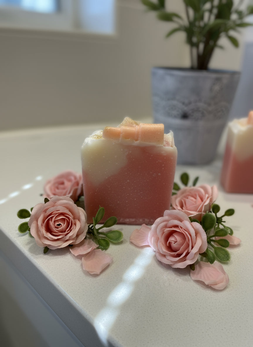 Lipstick Baby Sparkle Soap Bars