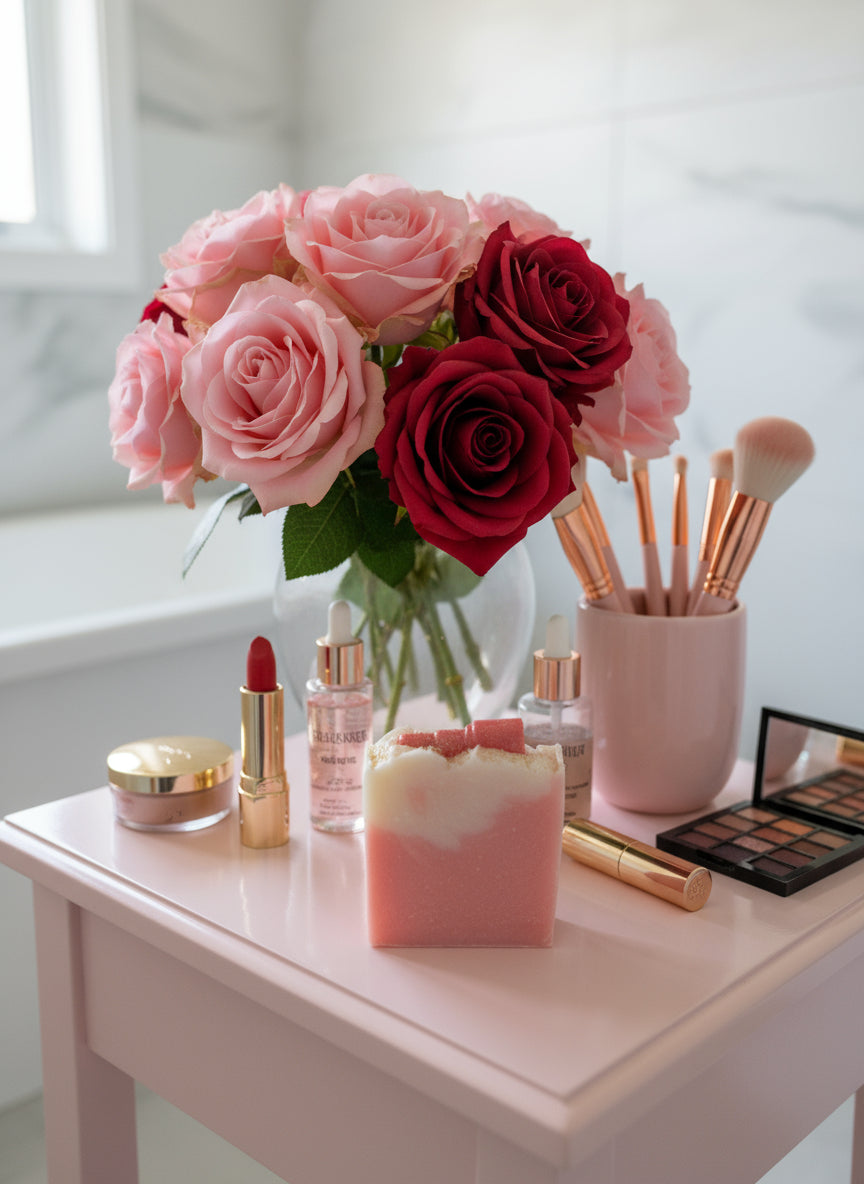 Lipstick Baby Sparkle Soap Bars