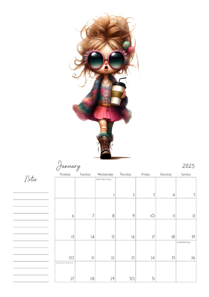 2025 Calendar - Digital Download