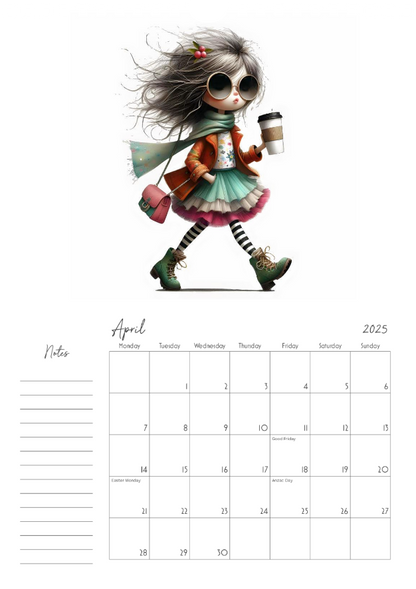 2025 Calendar - Digital Download