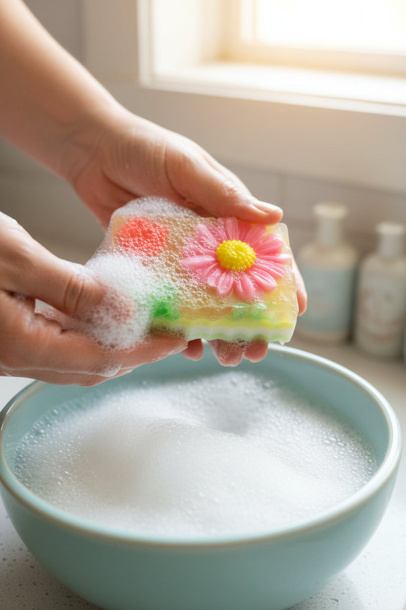 Daisy Bars - layers of beautiful soap
