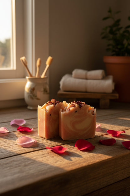 Sandalwood Swirls made with Goats Milk